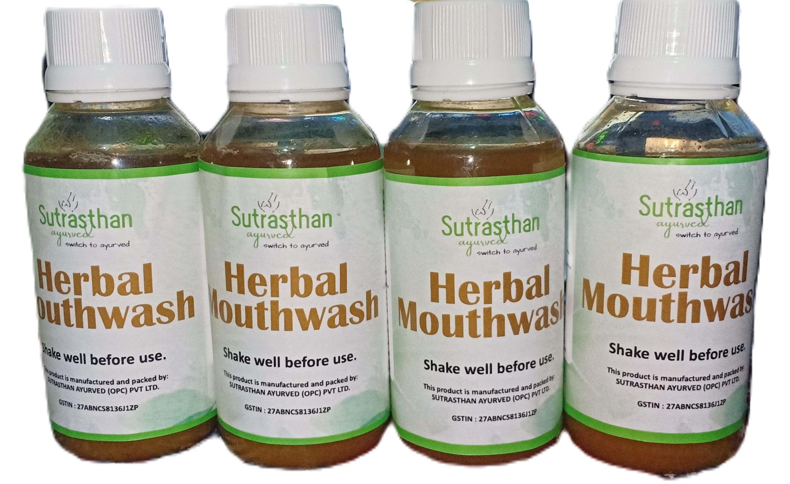 "Bad breath remedy mouthwash Ayurveda" 100 ml. (Pack of 4).-image-25