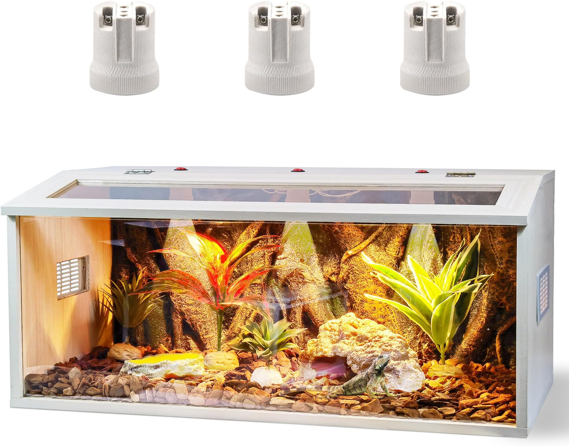 Prolee Bearded Dragon Tank, Reptile Enclosure, Snake Tank