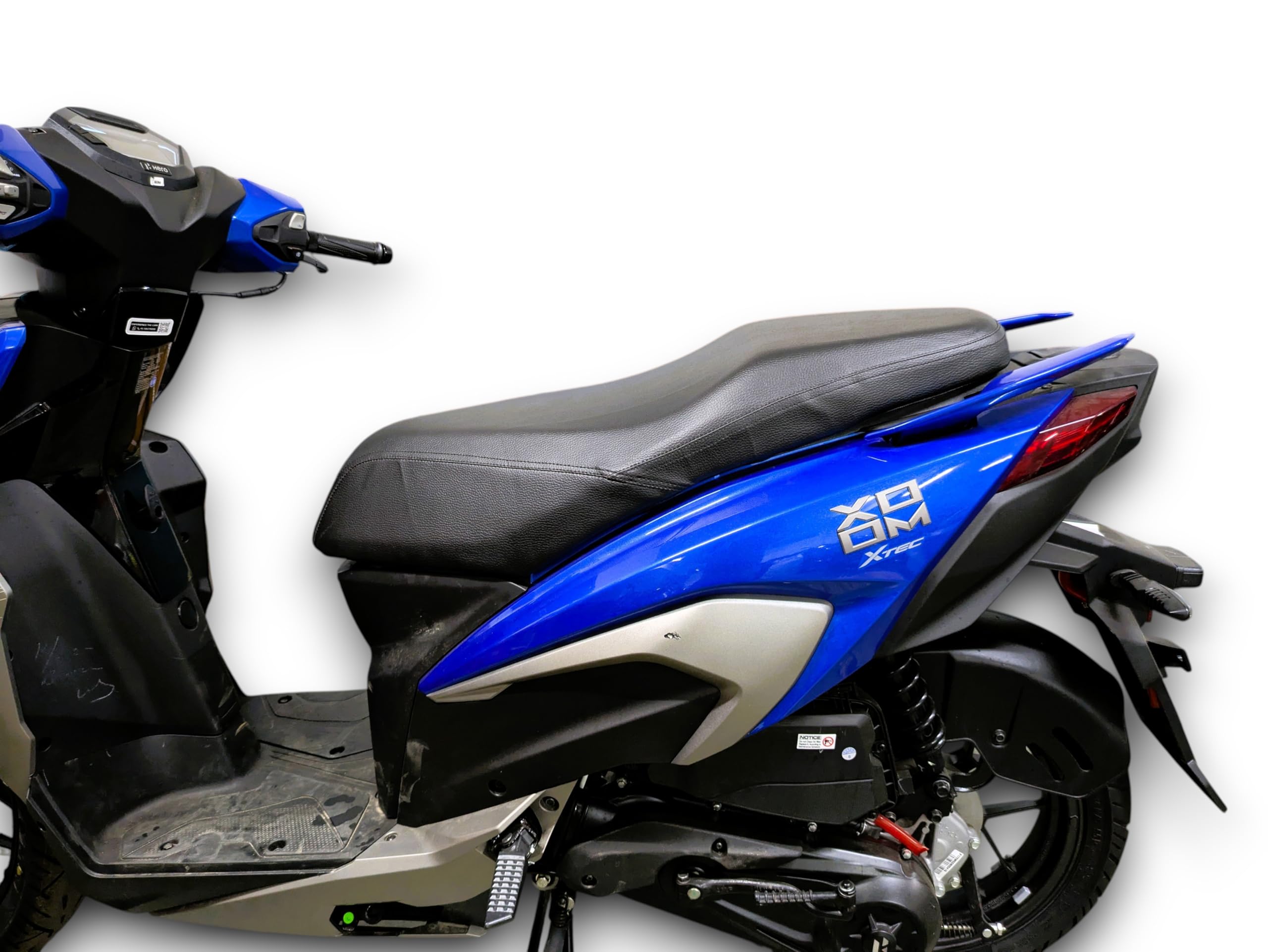 autoleopard xoom xtec 125 scooty seat Cover,pu Leather, Black Colour, Double Nylon Stitch.Water Proof All Weather Proof-image-45