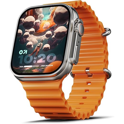 GOBOULT Crown Smart Watch 1.95 Tangerine