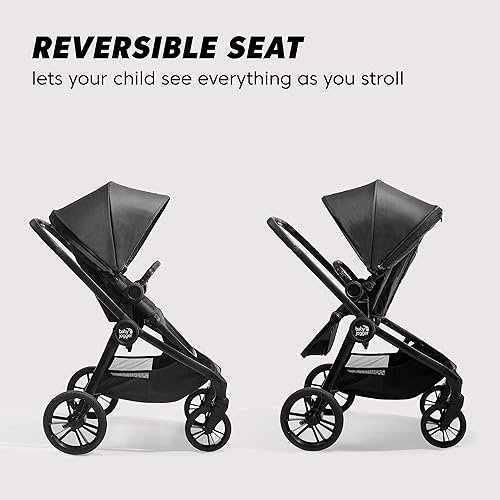 Miniatura 4 de Baby Jogger Sistema de viaje City Sights cochecito convertible con asiento de coche infantil City GO incluido, color negro intenso