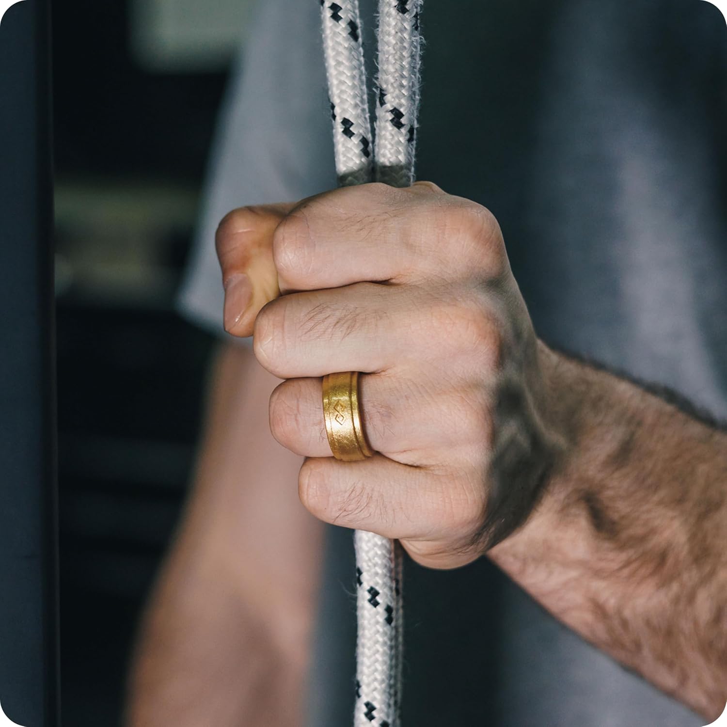 Rinfit Silicone Rings for Men 9mm Wide, 2mm Thick - Mens Rubber Wedding Bands - Infinity Silicone Rings for Him - Patented Design - Image 9