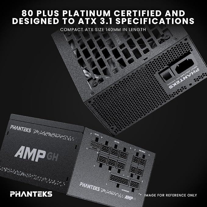 Fuente de poder Phanteks AMP GH 1000W Platinum ATX 3.1 miniatura 3