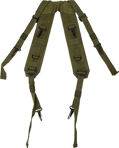 H-Style Suspenders Military Combat Ready LC-1 Load-Bearing Harness Army Backpack Straps