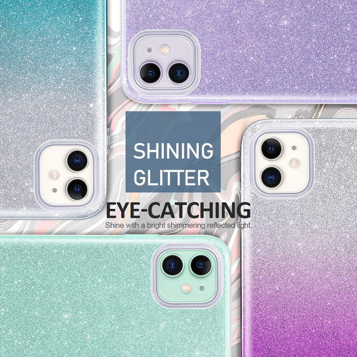 Buy Mateprox Iphone 11 Case Bling Sparkle Cute Girls Women Protective Case For Iphone 11 6 1inch Purple Online In Taiwan B07x59qg77