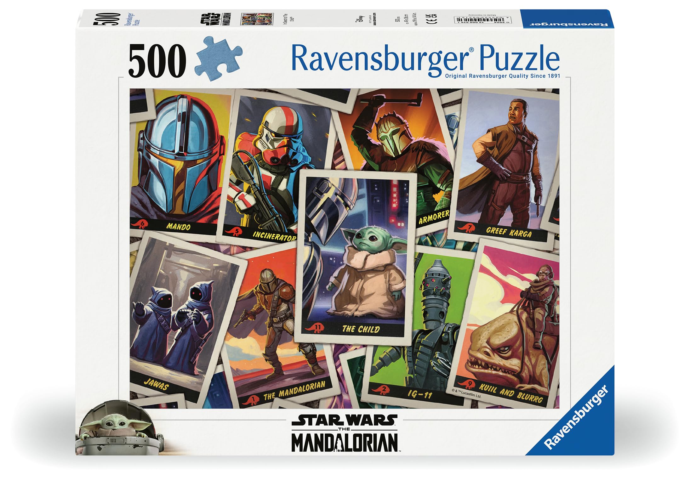 Ravensburger Star Wars The Mandalorian The Child 500 Piece Jigsaw Puzzle for Kids and Adults Age 10 Years Up - Image 2