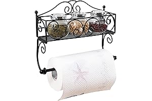 Adhesive Paper Towel Holder with Shelf: The Ultimate Kitchen Organization Solution
