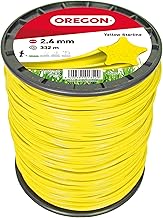 Oregon Yellow Star 2.4 mm Tall Grass Weed Dense Vegetation Strimmer Line High Strength Nylon Wire Fits Standard Models 2.4mm x 331m (69-455-Y)