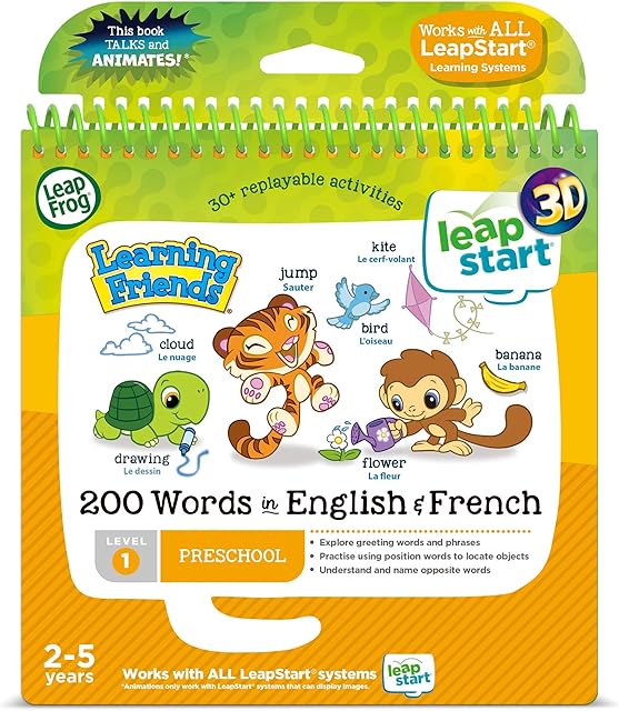 Leapfrog 462003 200 Words Activity Book, Multicoloured