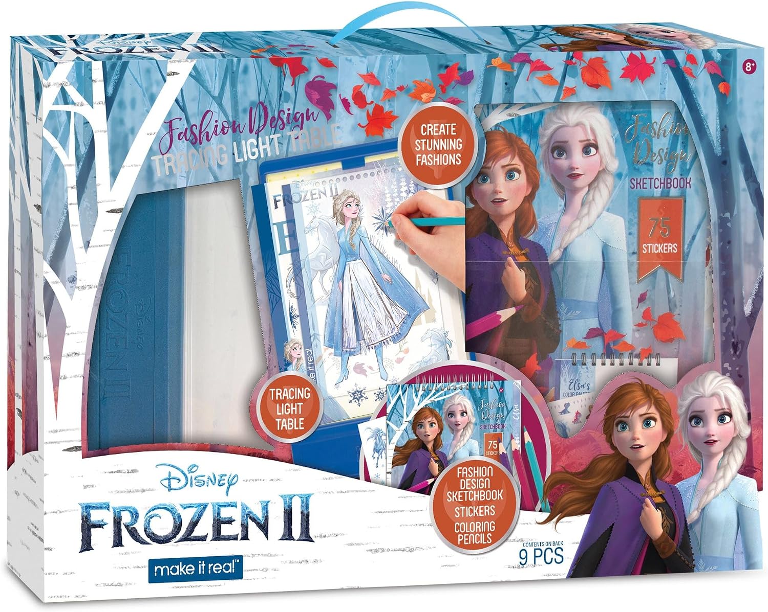 Make It Real Disney Frozen II - Fashion Design Tracing Light Table (4254)