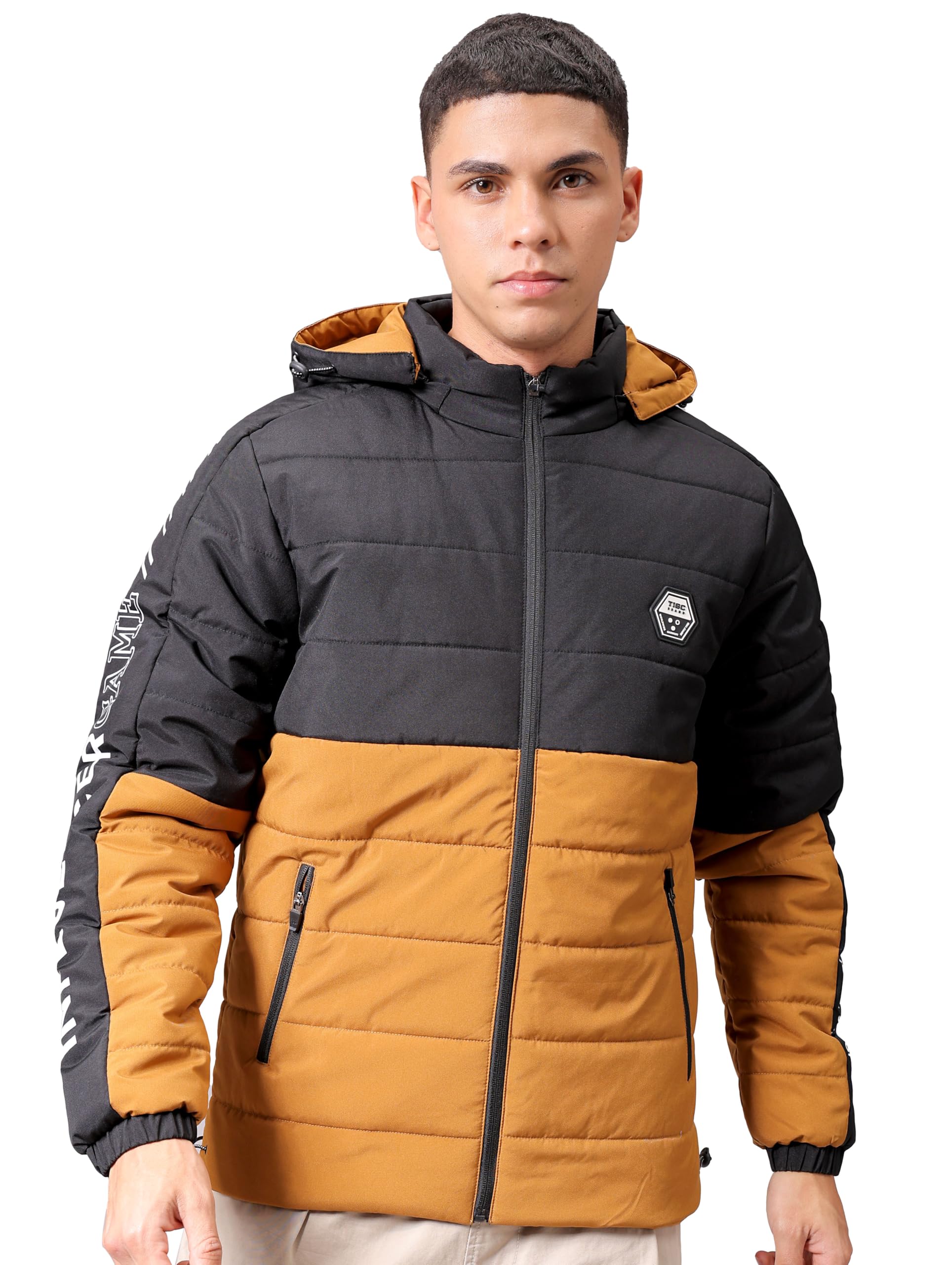 the indian garage co Men's Polyester Regular Puffer Jacket-picture-30