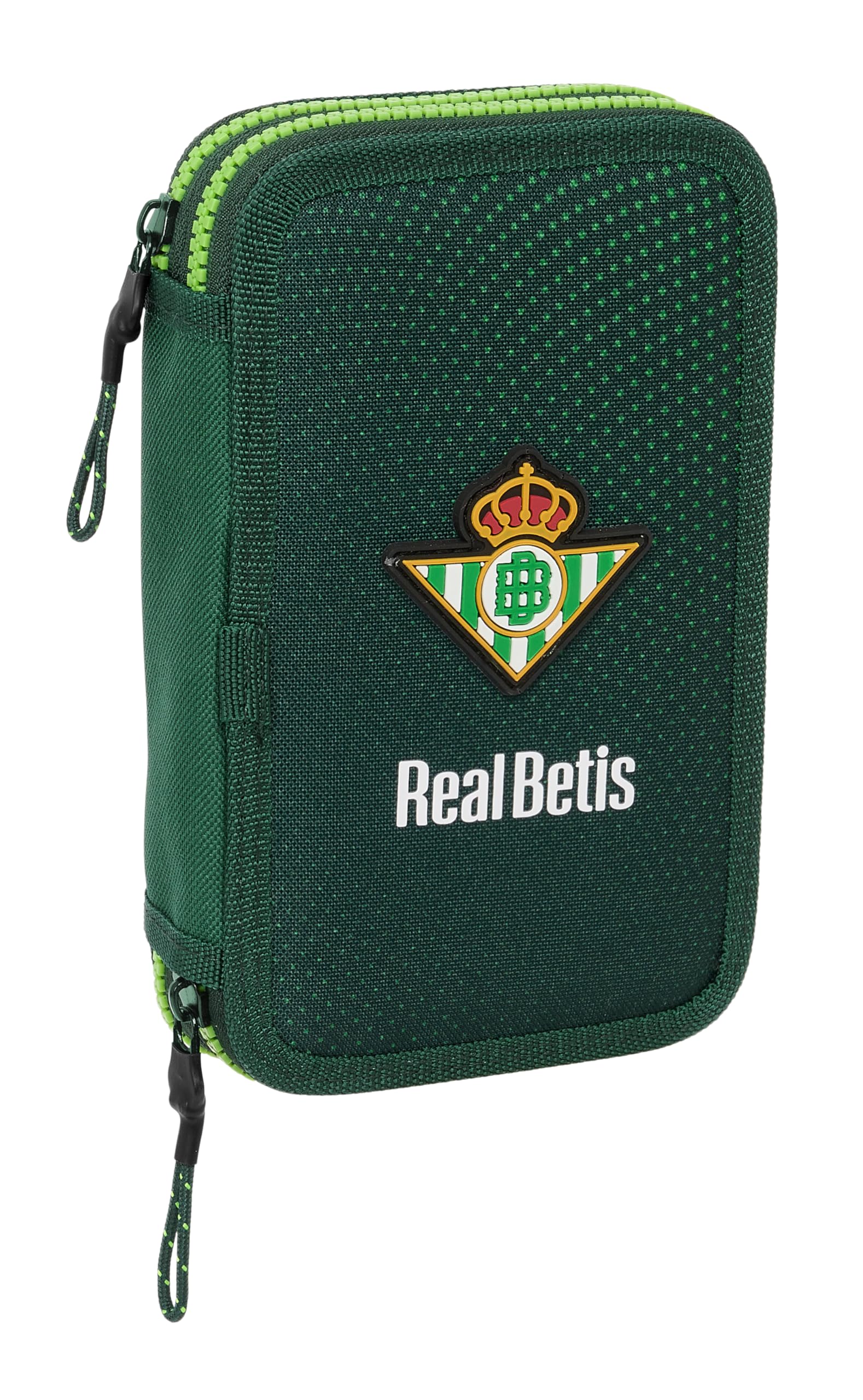 Safta REAL BETIS BALOMPIÉ, Children's School Pencil Case, Pencil Case with Colours, with 28 Tools Included