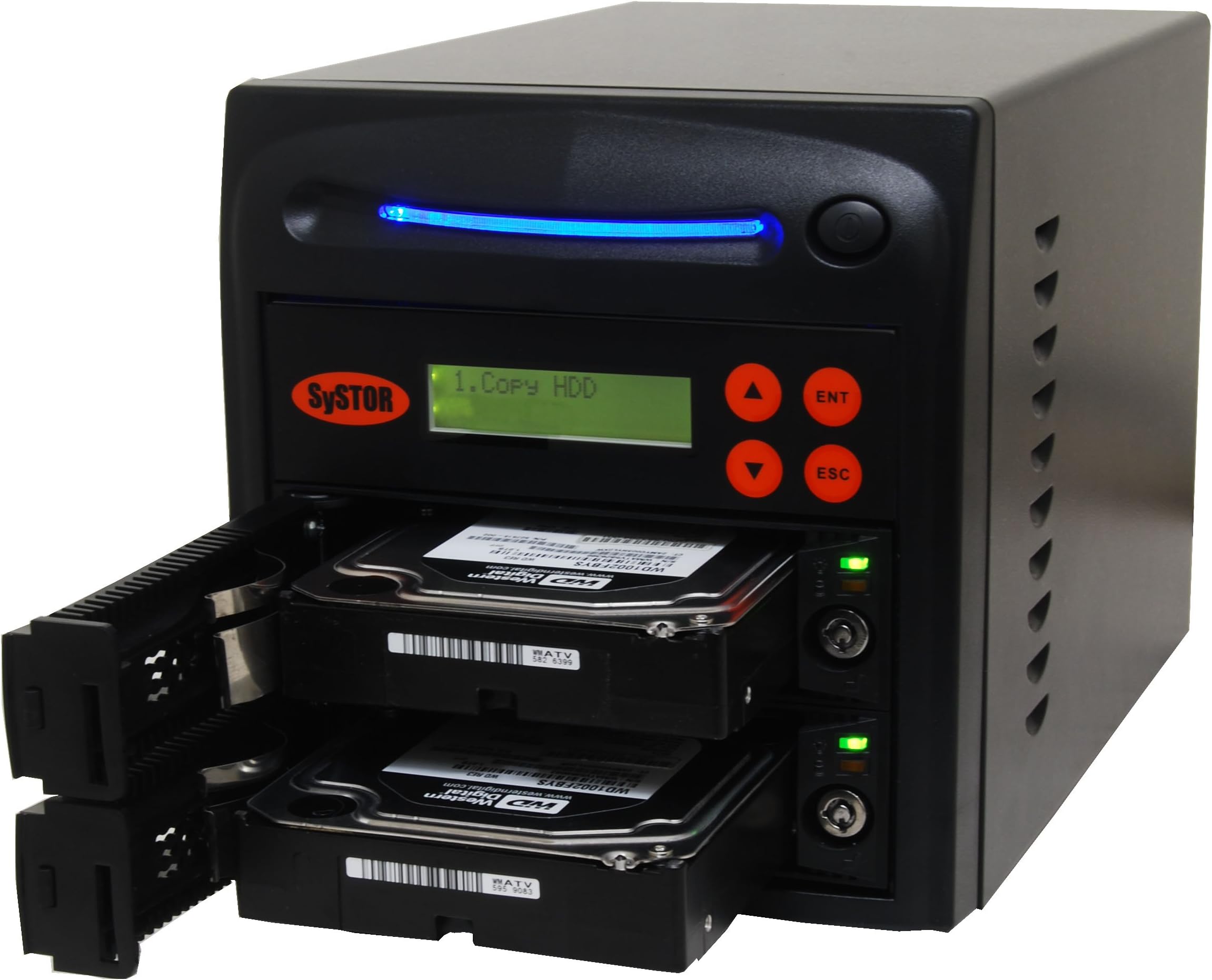 Systor Systems 1:1 SATA Hard Disk Drive/Solid State Drive (HDD/SSD) Clone Duplicator/Sanitizer (90MB/s) 3.5 inches SYS101HS