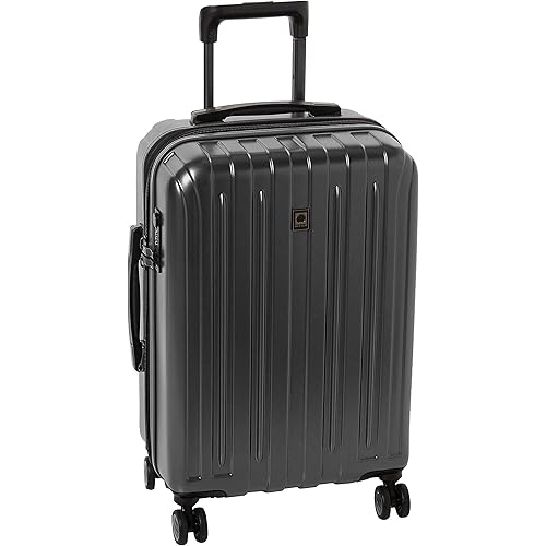 DELSEY Paris Titanium Hardside Expandable Luggage with Spinner Wheels, Graphite, Carry-On 21 Inch