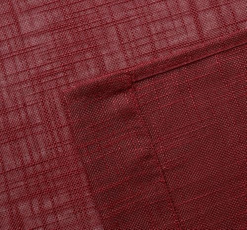 Miniatura 8 de Cortinas para sala de estar de 2 paneles (2 x 37 pulgadas de ancho), cortinas con textura de lino, con ojales, de la marca Miuco