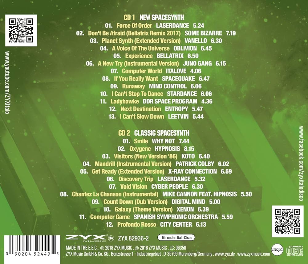 Various Artists - ZYX Italo Disco Spacesynth Collection 4 - Amazon