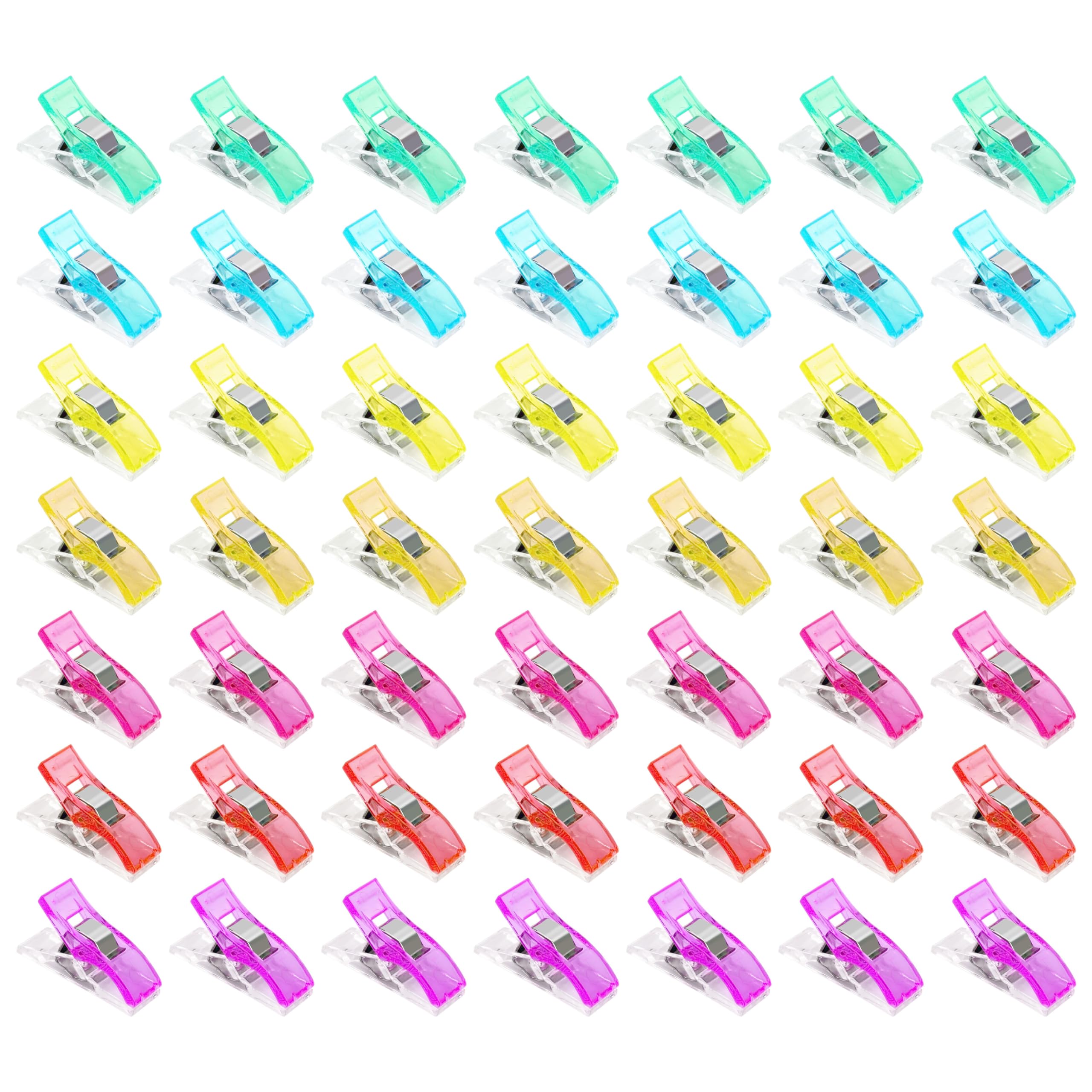 80 Pz Mollette per Stoffa, Clip da Cucito, Clip per Cucire, Clip per Quilting Multiuso, Accessori per Macchina da Cucire, Clip per Tessuto, Morsetti per Cucito Cucitura Rilegatura Lavori Artigianali