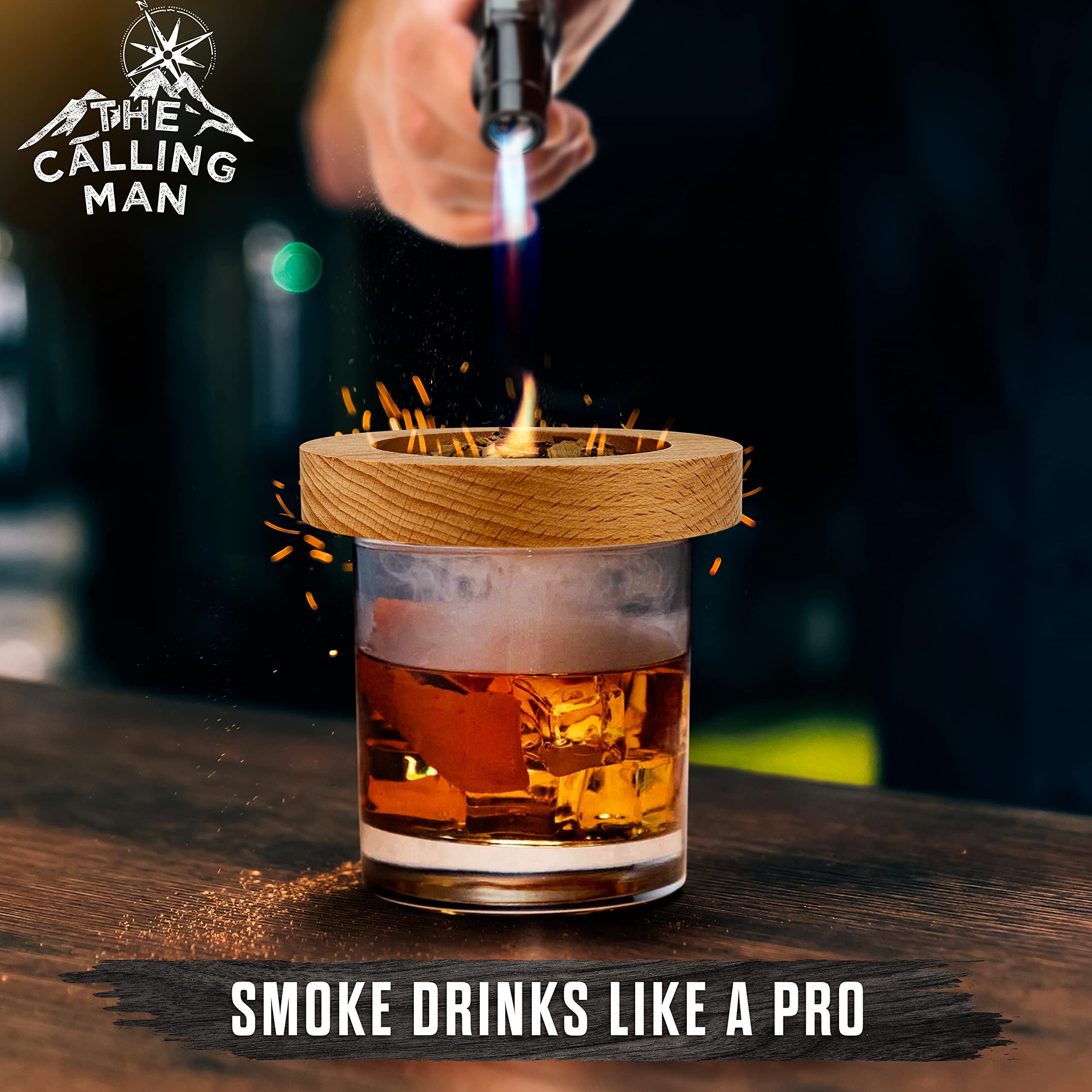 Buy Active Kitchen 4 Flame Refillable Butane Hand Torch Lighter Smoked