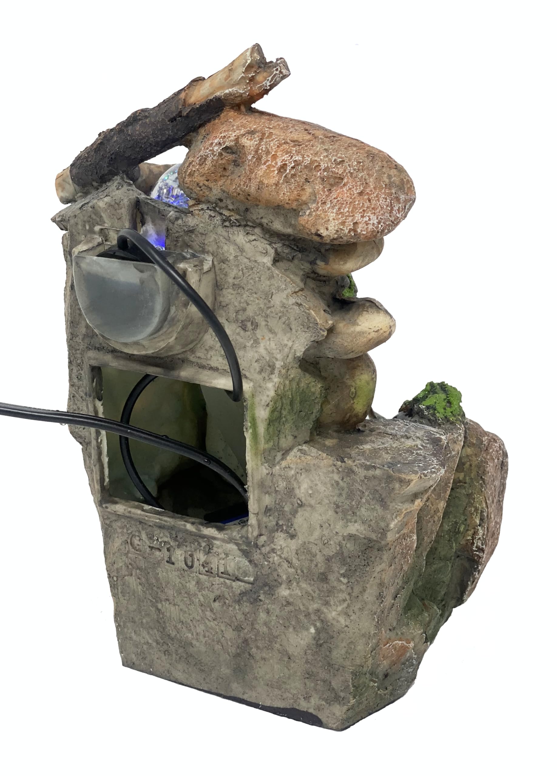 Nature's Garden Rockery Fountain - Decorazione da tavolo per interni, cascata zen