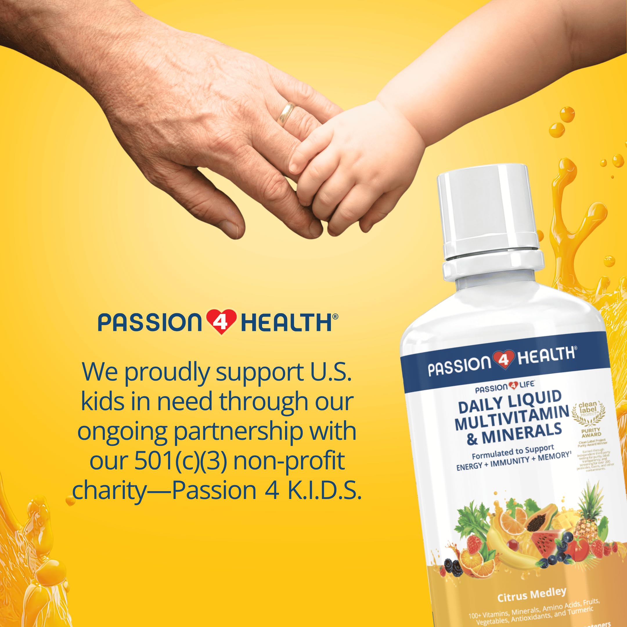 Passion 4 Life Daily Liquid Multivitamin and Minerals 32 Fl Oz — Amazon image 11