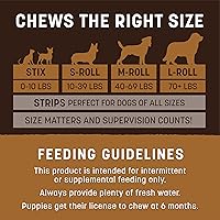 Vista 14 de Earth Animal No Hide - Rollos pequeños para masticar perros de larga duración, carne de res, 2