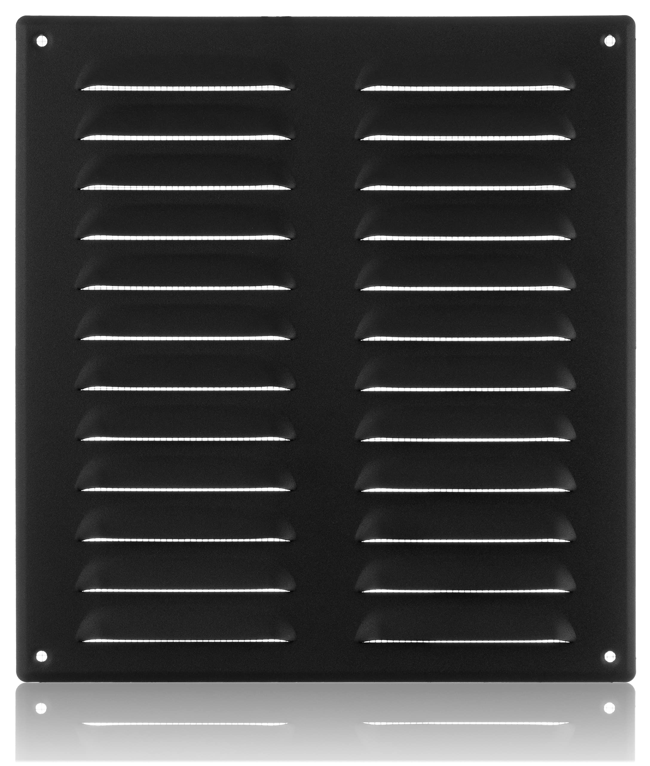 About Vent Anthracite 260X280mm / 10X11 Inch Metal Ventilation Grille With Flyscreen - Air Vent Cover