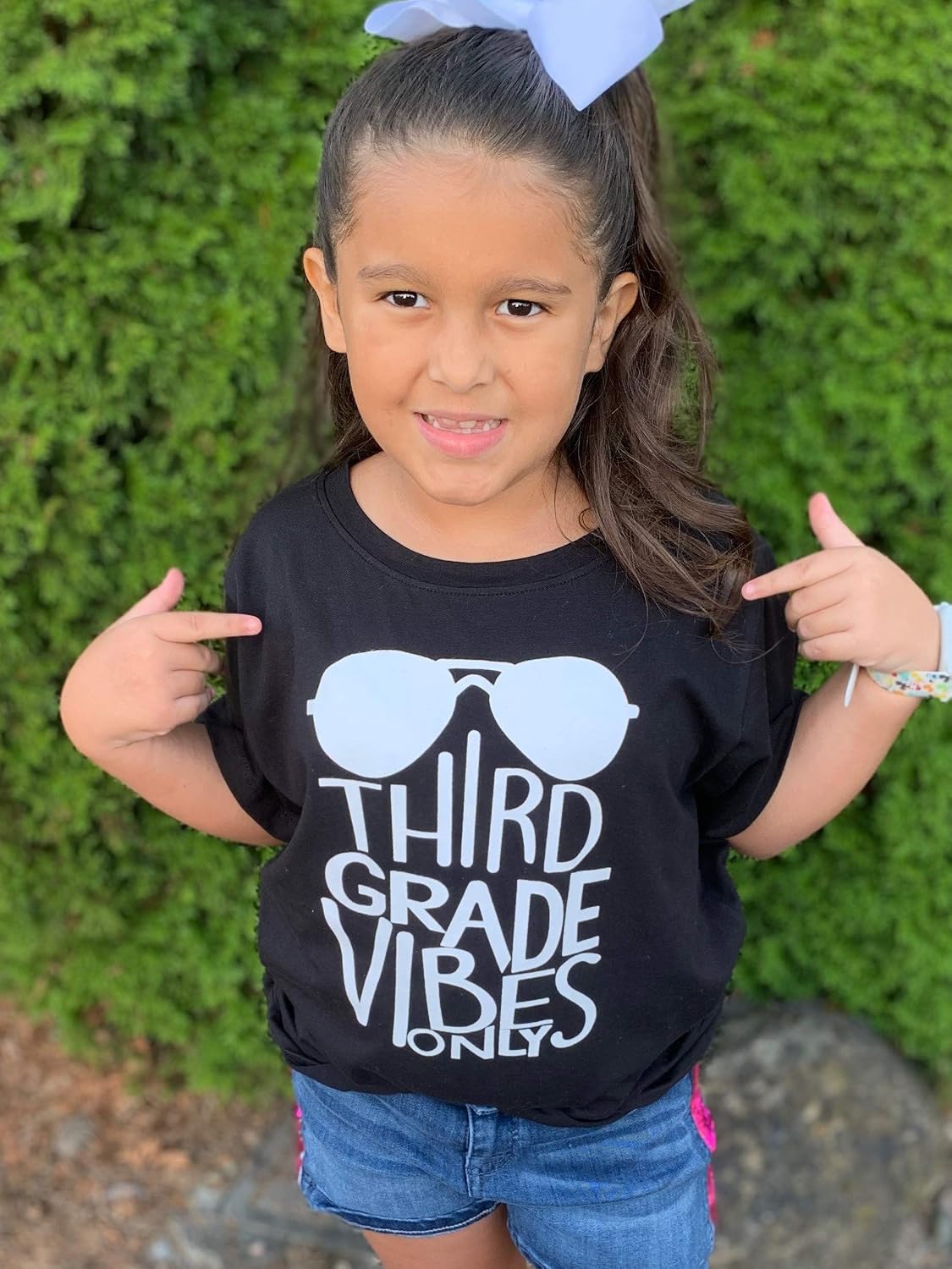Unique Baby Boys 3rd Grade Vibes Only Back to School T Shirt image 3