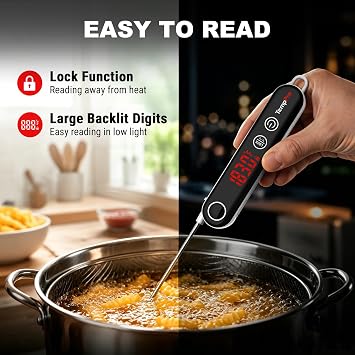 TempPro TempSwift 0.5 Sec Instant Read Meat Thermometer Digital