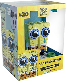 Youtooz Sad Spongebob 4" Vinyl Figure, Collectible Sad Spongebob from Spongebob Squarepants Collection