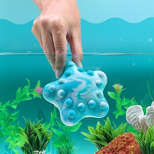 Miniatura 3 de Munchkin Pop Squish - Juguete de baño para bebé, sin moho, juguete sensorial exprimible, estrella de mar