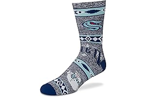 NHL Ugly Christmas Holiday Snowman Socks