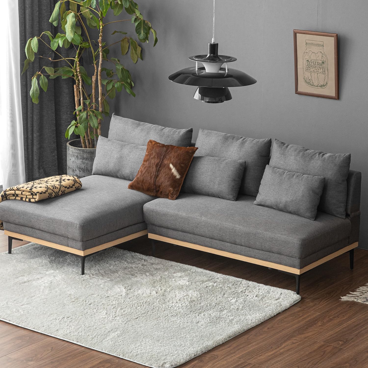 マナベ家具 3人掛け 電動ソファ logan ローガンレザーファブリック