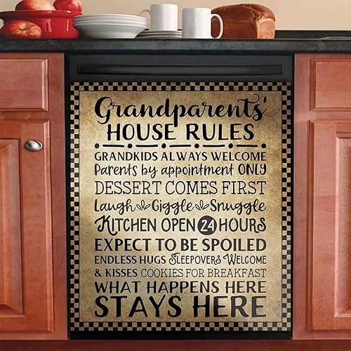 Adhesivo magnético para lavavajillas, fundas reutilizables para puerta de lavavajillas, decoración de cocina para arandelas, panel de refrigerador,