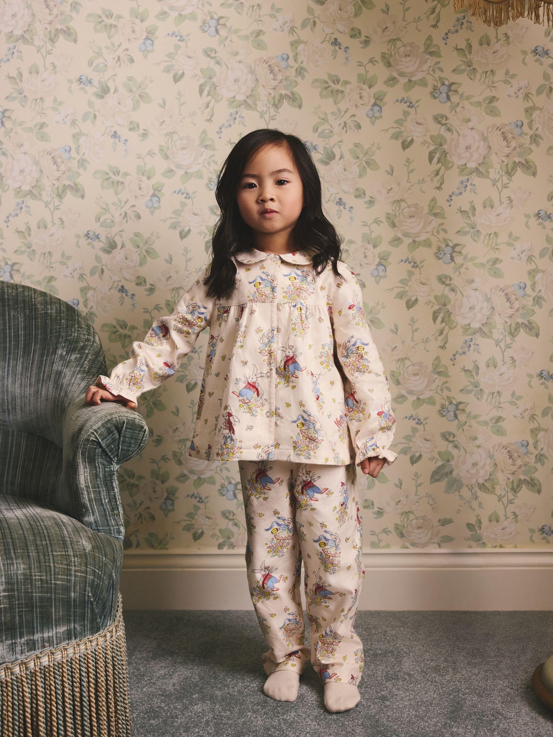 NEXT Ragazza Cath Kidston - Pigiama con Bottoni in Tessuto
