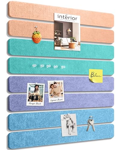 Small Cork Bulletin Board Tiles, Felt Wall Decor and Office