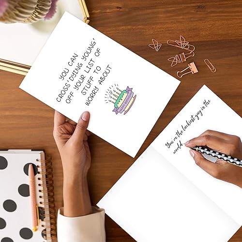 Miniatura 3 de Divertida tarjeta de cumpleaños para hombres y mujeres, tarjeta de cumpleaños humorística para amigos, tarjetas de cumpleaños de vejez para él y