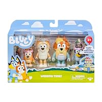 Bluey Figura 4-Pack Wedding Time