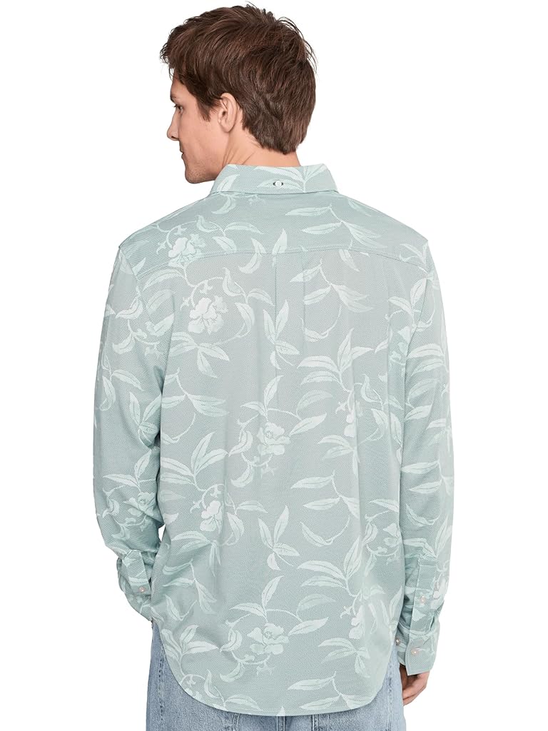 Green Tommy Bahama San Lucio Gardenia Shirt Long Sleeve