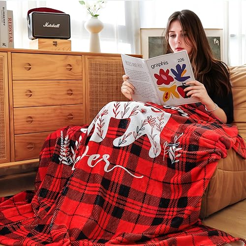 Miniatura 7 de RipGlim Regalos para mamá de hija e hijo, manta con capucha para mamá osa, regalos de cumpleaños para la mejor mamá de la historia, Navidad, día de