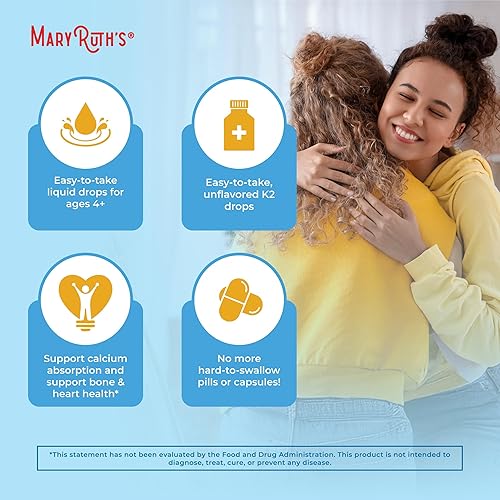 Miniatura 6 de Mary Ruth's Gotas líquidas orgánicas sin sabor de vitamina K2 MK7, 1 FZ