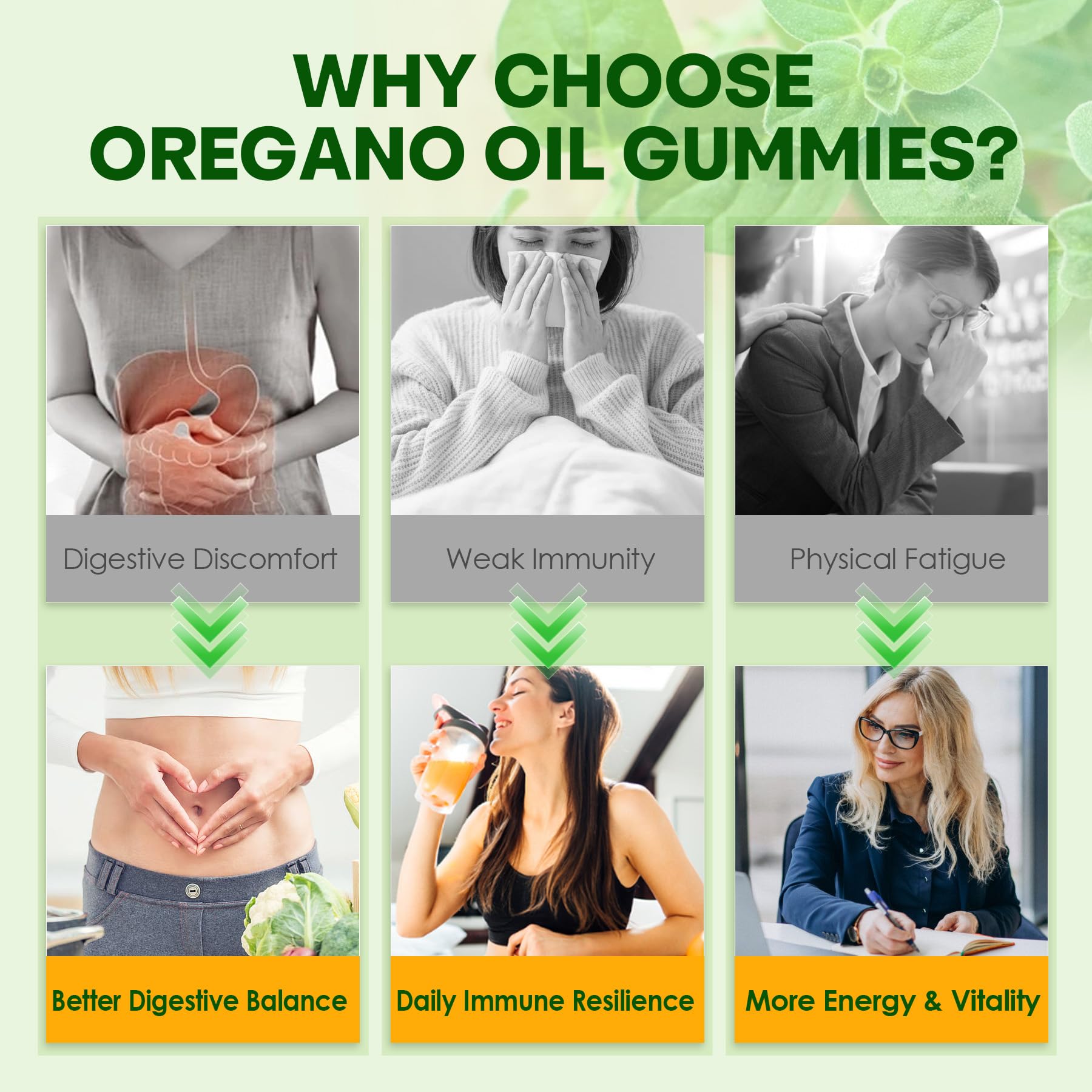 Oil of Oregano with Black Seed Oil Gummies w/ Garlic, 60 Servings, No Sugar — Amazon image 7