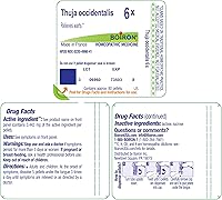 Vista 9 de Boiron Thuja Occidentalis 6X Medicina homeopática para la eliminación de verrugas sin dolor - 80 pellets
