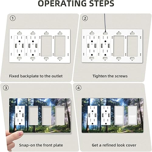 Vista 764 de Placa de pared con interruptor de luz de doble interruptor de pared para niños, diseño de dinosaurio, galaxia, espacio exterior, planeta, nebulosa