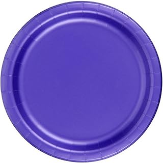 Party Favors Plus 72 Purple Desert / Cake Paper Plates 7in