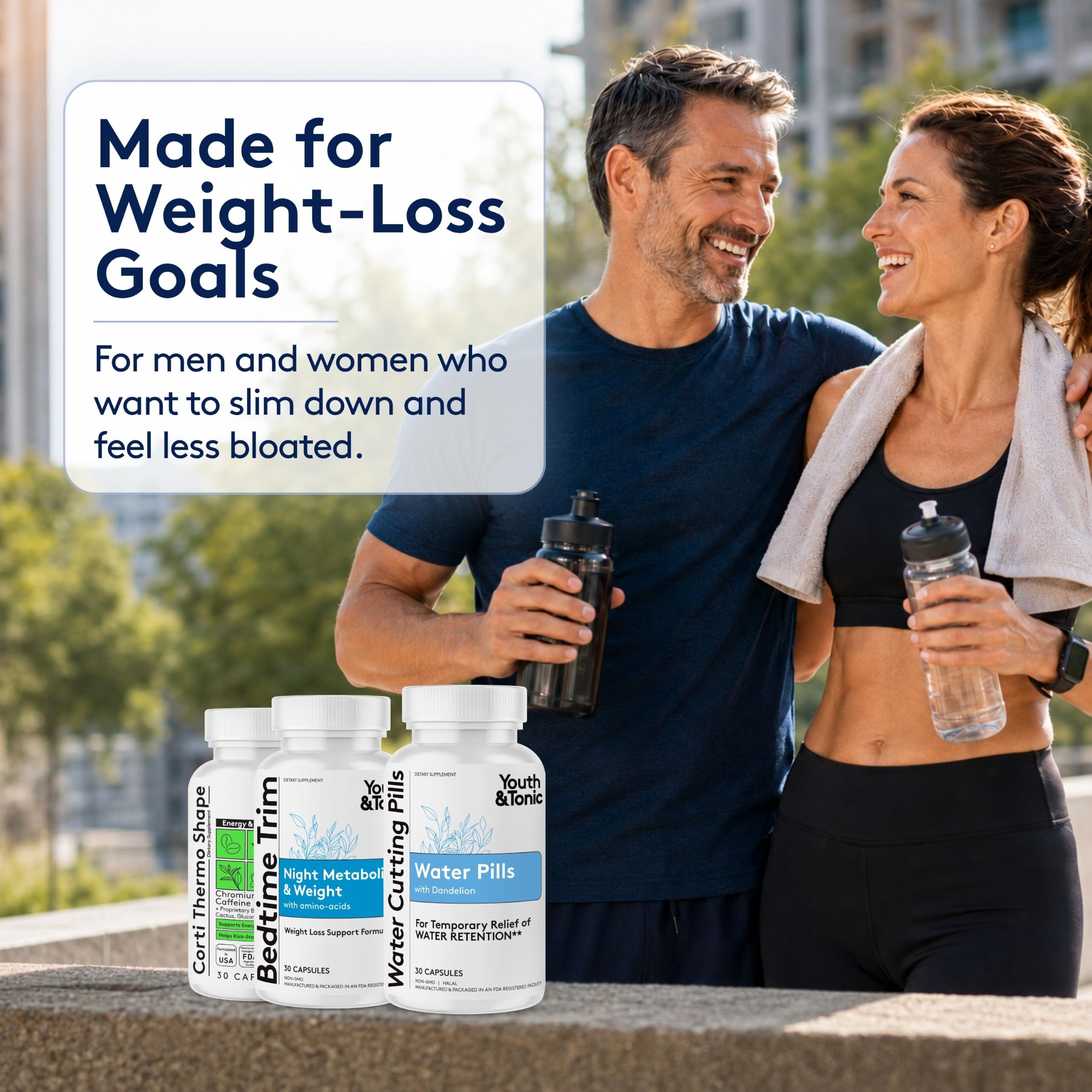 Youth & Tonic Water + Weight Loss Pills, Retention & Debloat, Women & Men — Amazon image 4