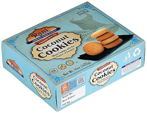 Miniatura 6 de Rani - Galletas de coco (galletas de trigo con sabor a coco) 14 onzas (14.11 oz) Galletas indias de alta calidad  Veganas  Sin OMG  Origen indio