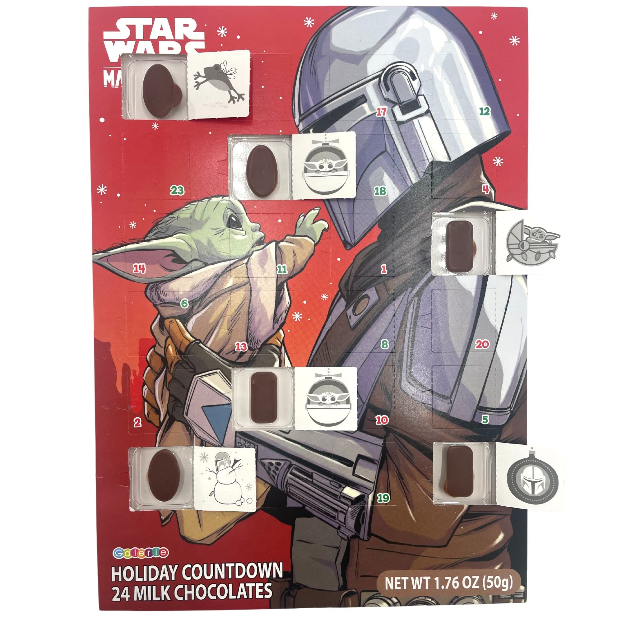 Amazon.com: Needzo Chocolate Star Wars Advent Calendar The Mandalorian The Child Countdown to Christmas Tracker, Pack of 4 : Home & Kitchen amazon-com-needzo-chocolate-star-wars-advent-calendar-the-mandalorian-the-child-countdown-to-christmas-tracker-pack-of-4-home-kitchen