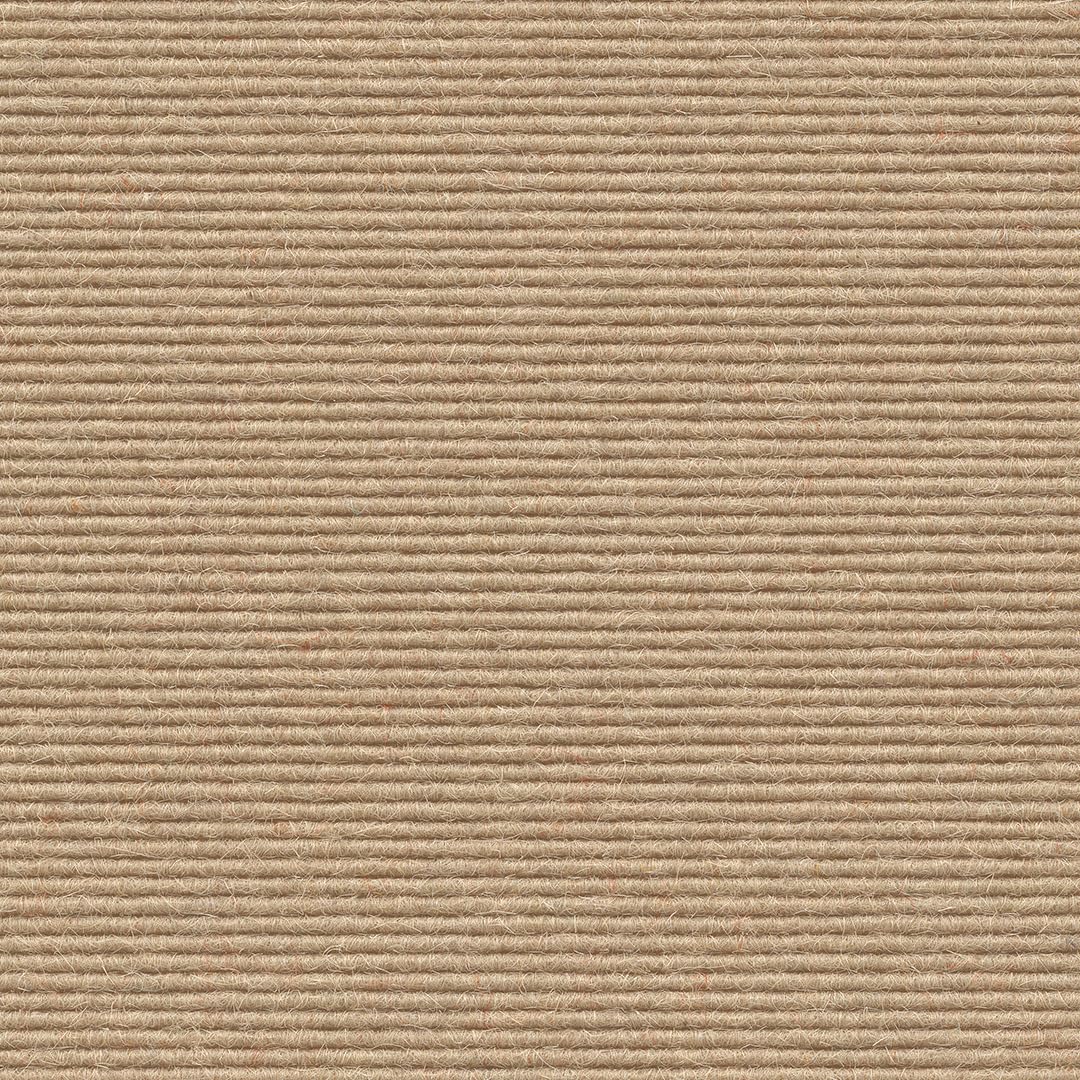 Tretford Interland Teppich Teppichfliesen 50x50 cm selbstliegend | Farbwelt beige, 613 Marzipan, 1 Fliese