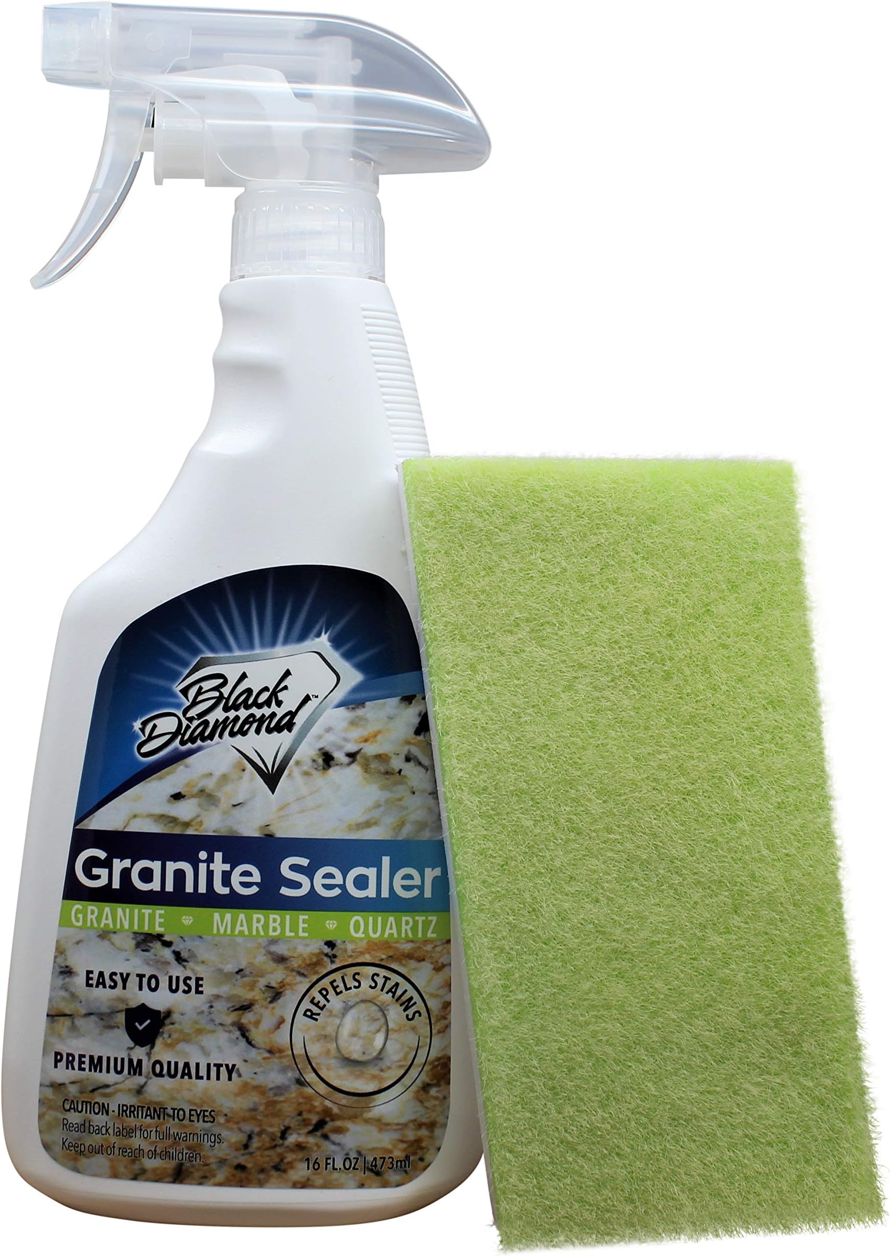 Granite Sealer: Seals and Protects, Granite, Marble, Travertine, Limestone and Concrete Counter Tops. Works Great On Grout, Fireplaces and Patios. 1-Pint/1-Pad NGPT-PAD