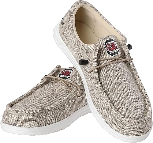 Miniatura 80 de FOCO Men's NCAA College Team Logo Lightweight Loafers Lace Up Cotton Knit Shoes